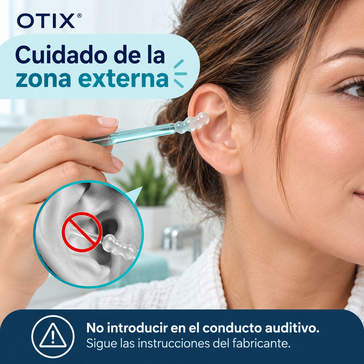 Bastoncillo de Gel Adhesivo para Oídos